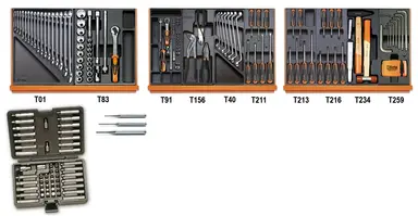 5904VU/4T-SURTIDO DE 197 HERRAMIENT
