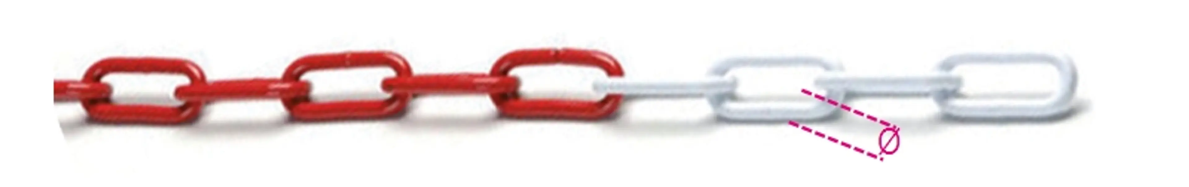 7105 6-CADENA DE PLÁST. DE DELIMITA