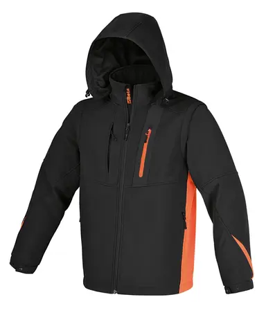 7659N XXL-CHAQUETA SOFTSHELL, NEGRO