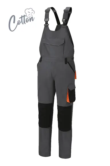 7933G XL-PETO DE TRABAJO SLIM FIT