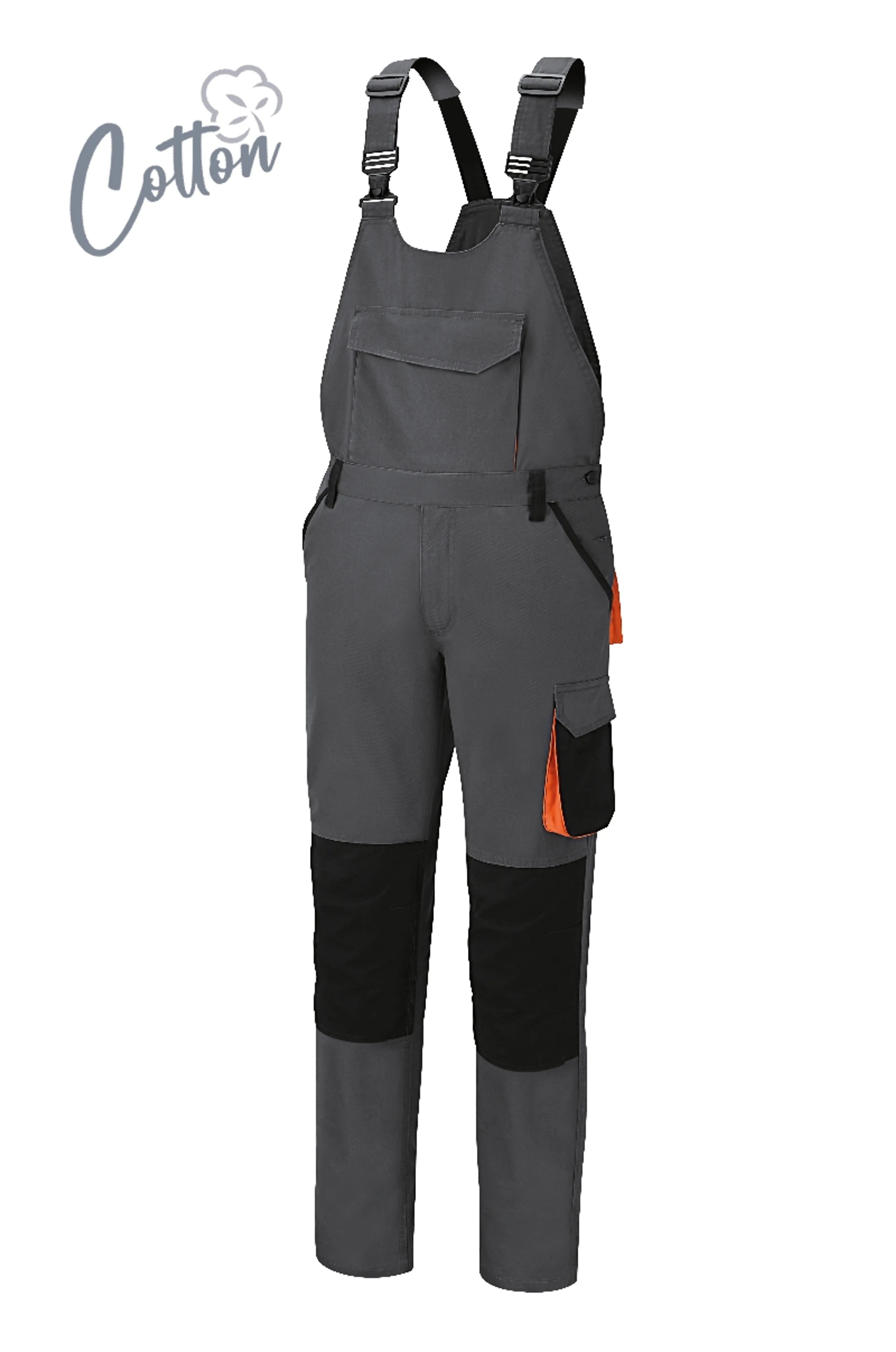 7933G XXXL-PETO DE TRABAJO SLIM FIT