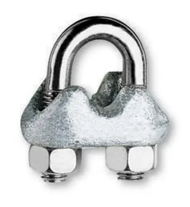 8018E-SUJETACABLES DE GRAPA CINCADO