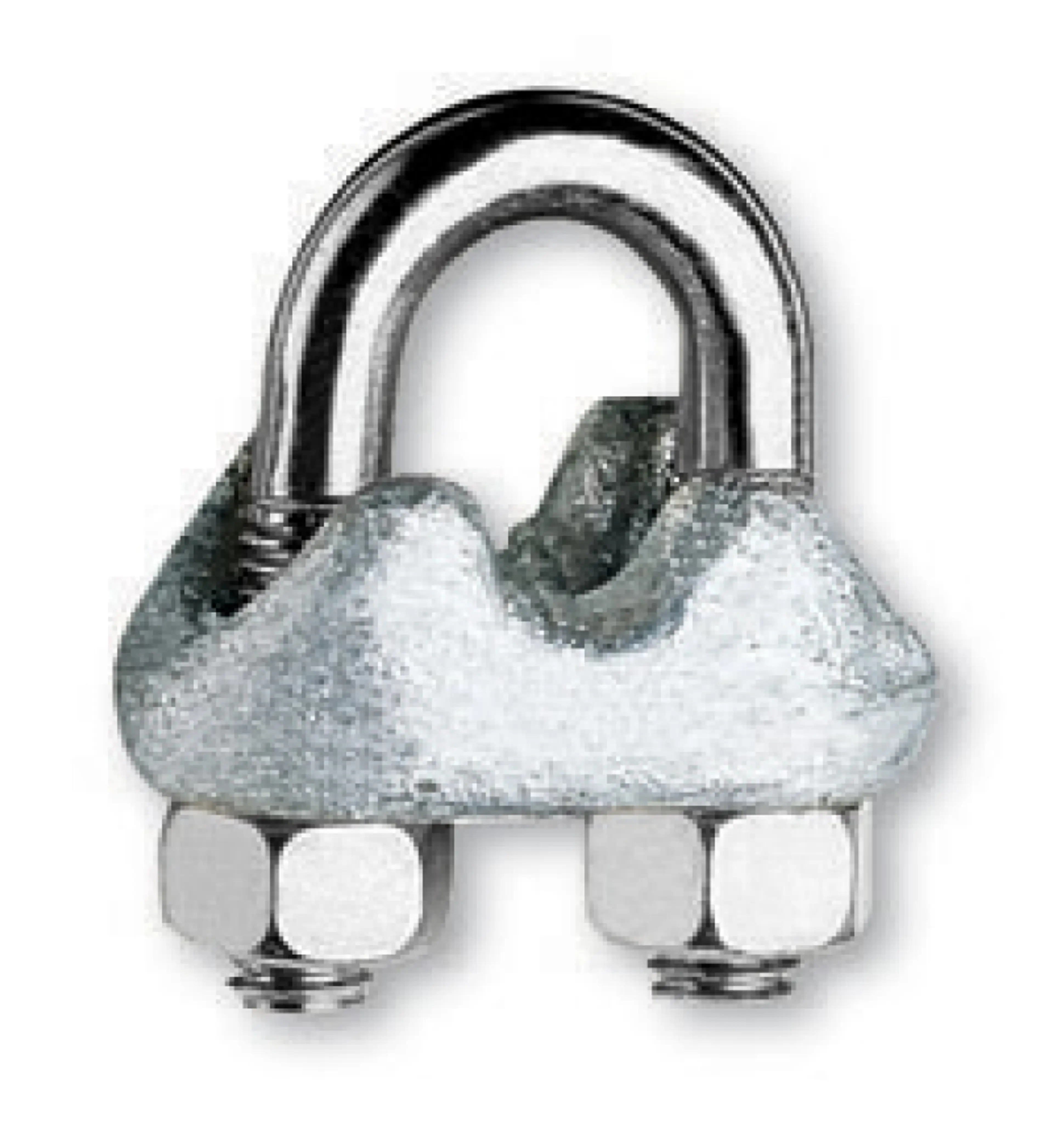 8018E-SUJETACABLES DE GRAPA CINCADO