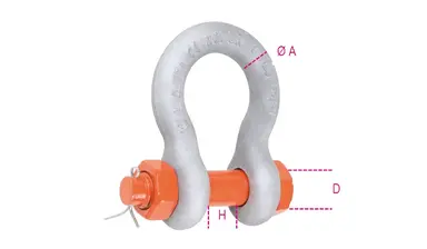 8031R-K 16-GRILLETES FORMA LIRA C/T