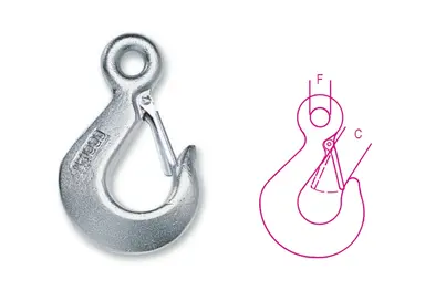 8051S 500-GANCHOS DE CARGA, ZINC. K