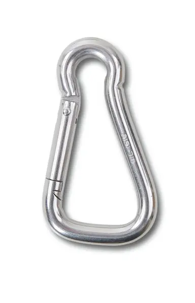 8276 10X100-MOSQUETONES ASIMÉTRICOS