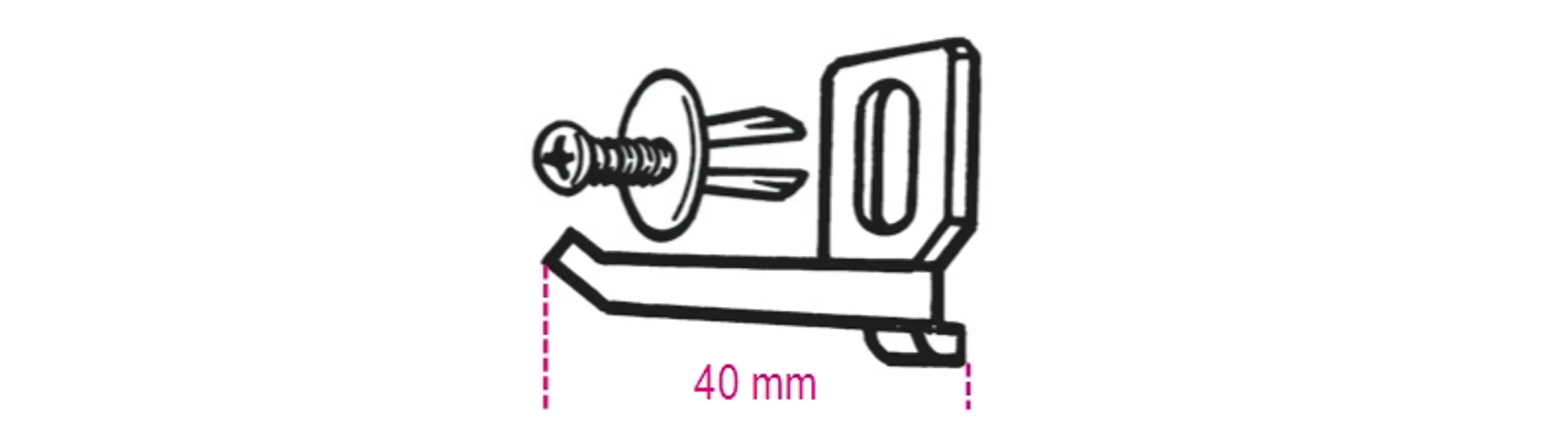 KIT/GPS-KIT GANCHO + TORNILLOS