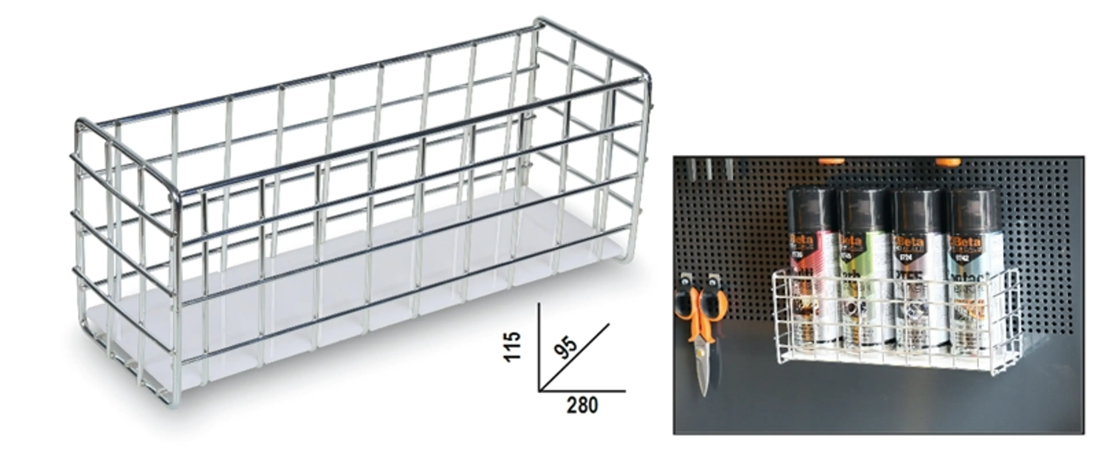 CP-CESTA PORTA-FRASCOS DE PARED EN 
