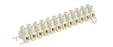 BM9200-BORNES EN POLIPROPILENO 12 P