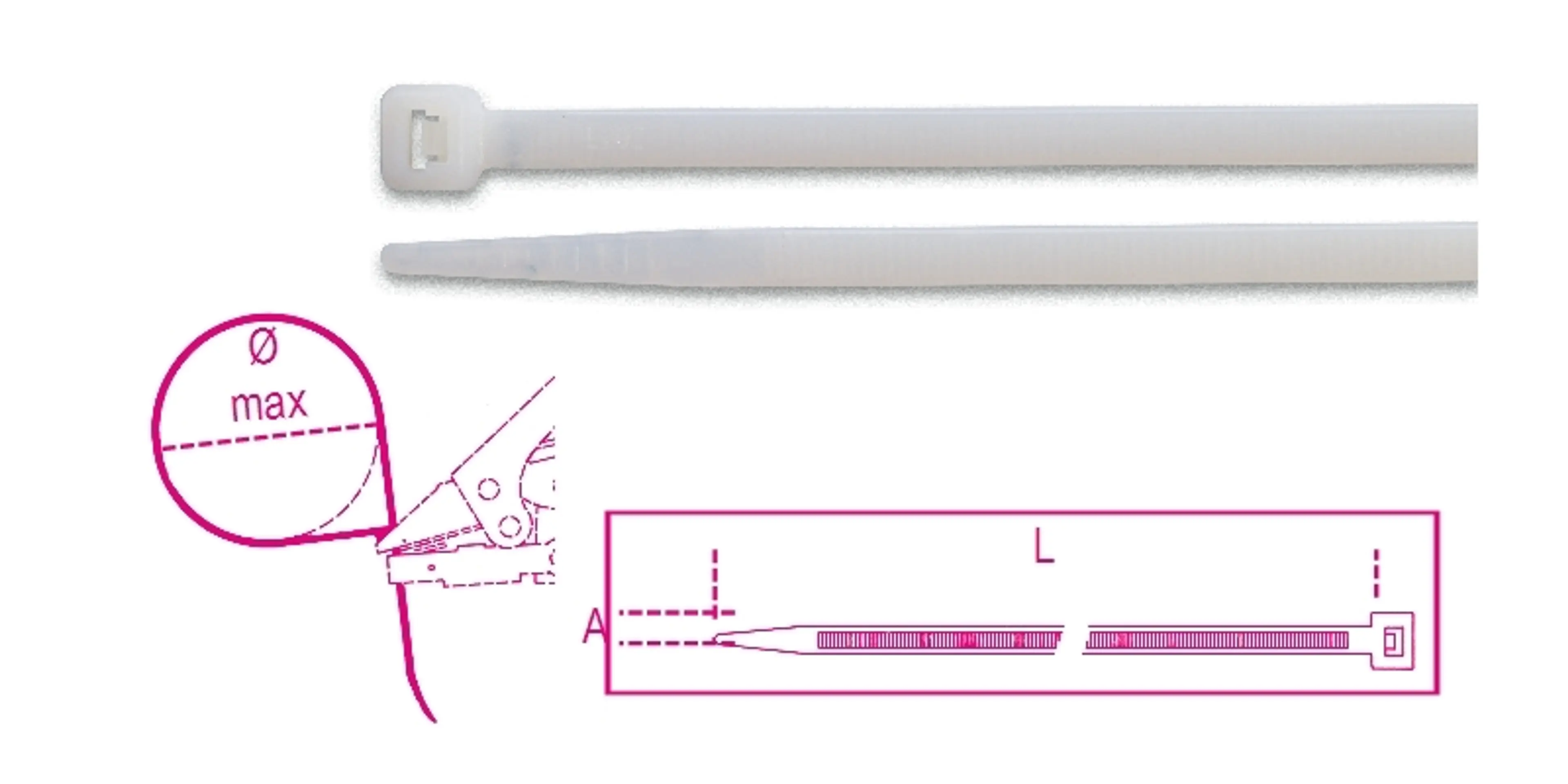 BMB1590-ABRAZADERAS NYLON, COLOR NA