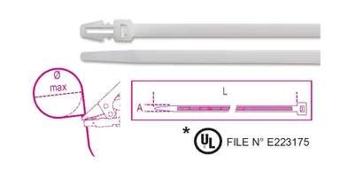BMBP1536-ABRAZADERAS NYLON DE INSER