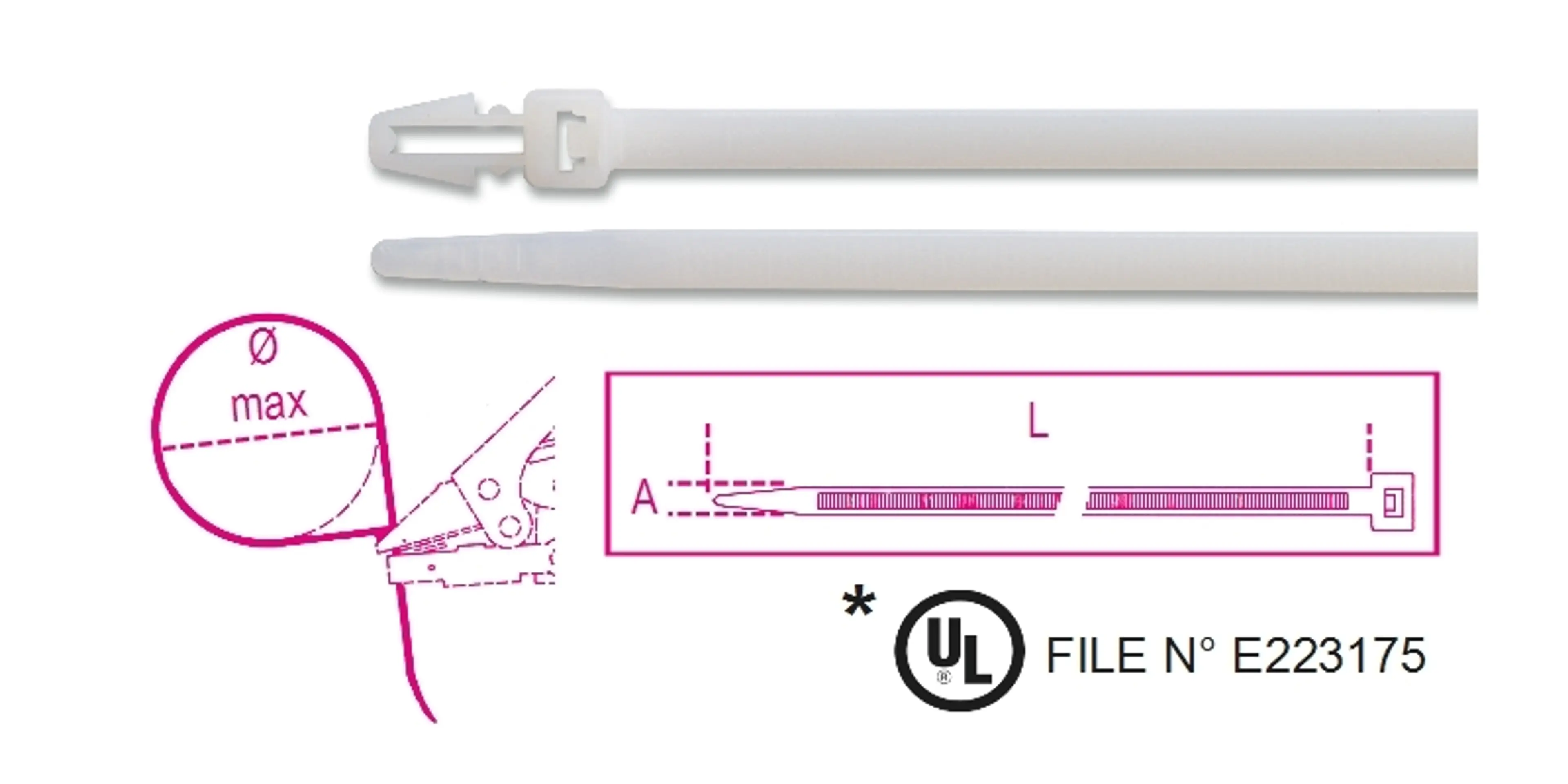 BMBP2048-ABRAZADERAS NYLON DE INSER