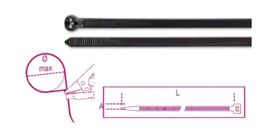 BMNL3748-ABRAZADERAS NYLON DIENTE A