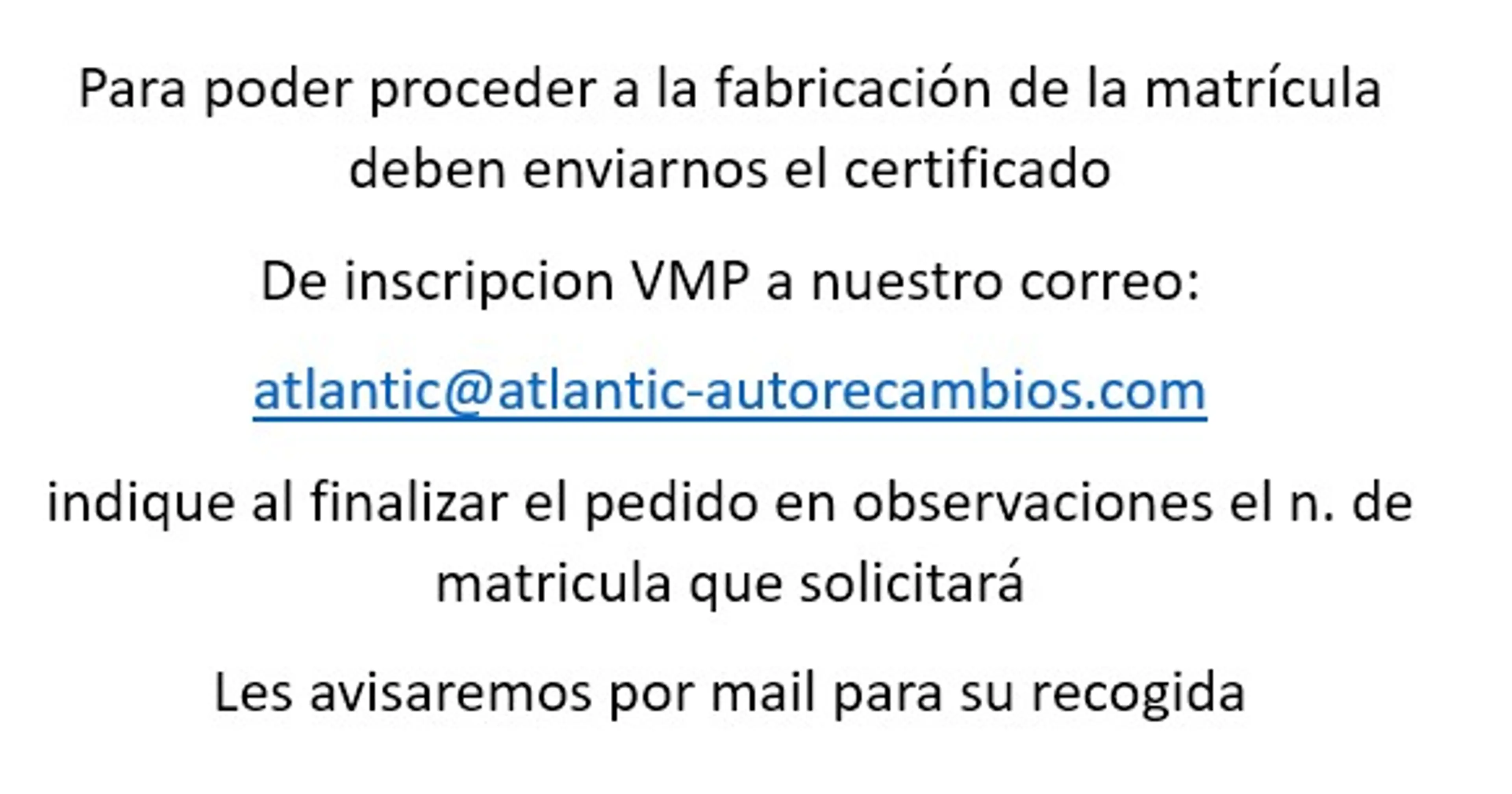 MATRICULA PATINETE COMPLETA VMP