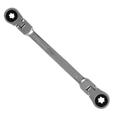 LLAVE ARTICULADA TRINQUETE TORX E6X