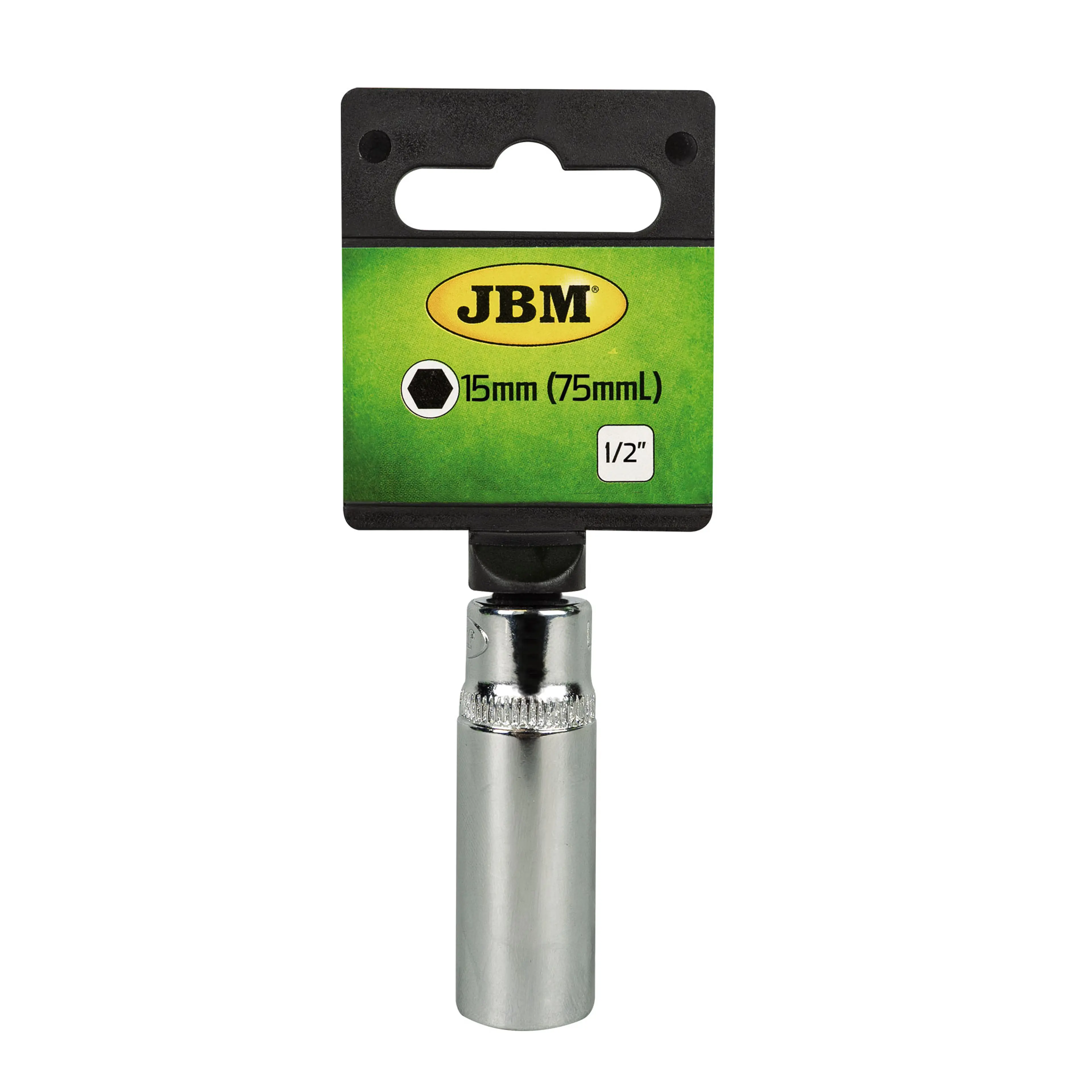 VASO DE 75MM LARGO, 15MM HEX. 1/2" 