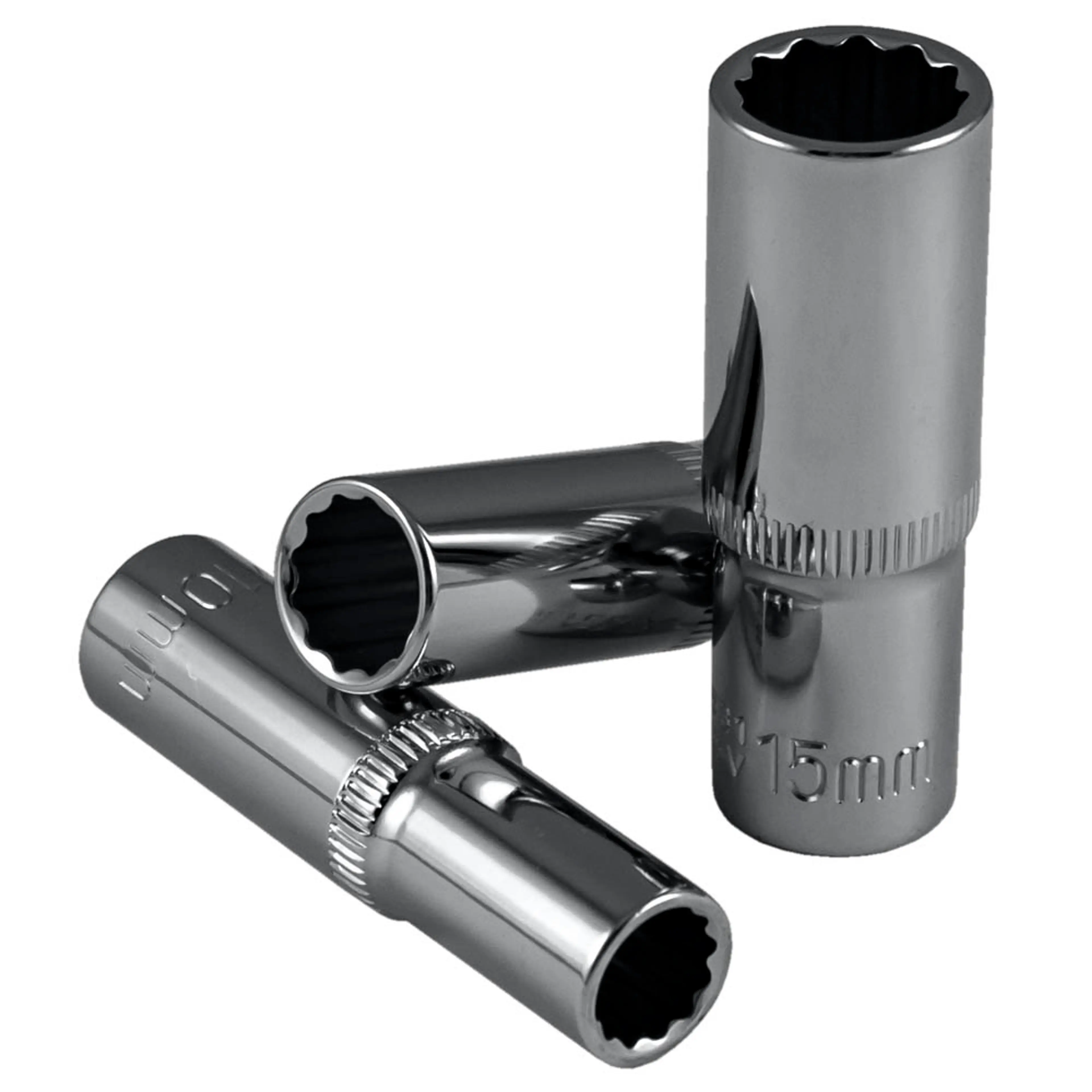 VASO 12 CANTOS DE 65MM LARGO,  3/8"