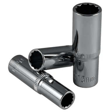 VASO 12 CANTOS DE 65MM LARGO,  3/8"