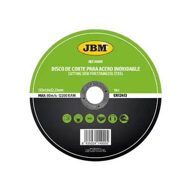 DISCO DE CORTE T41 PARA ACERO INOXI