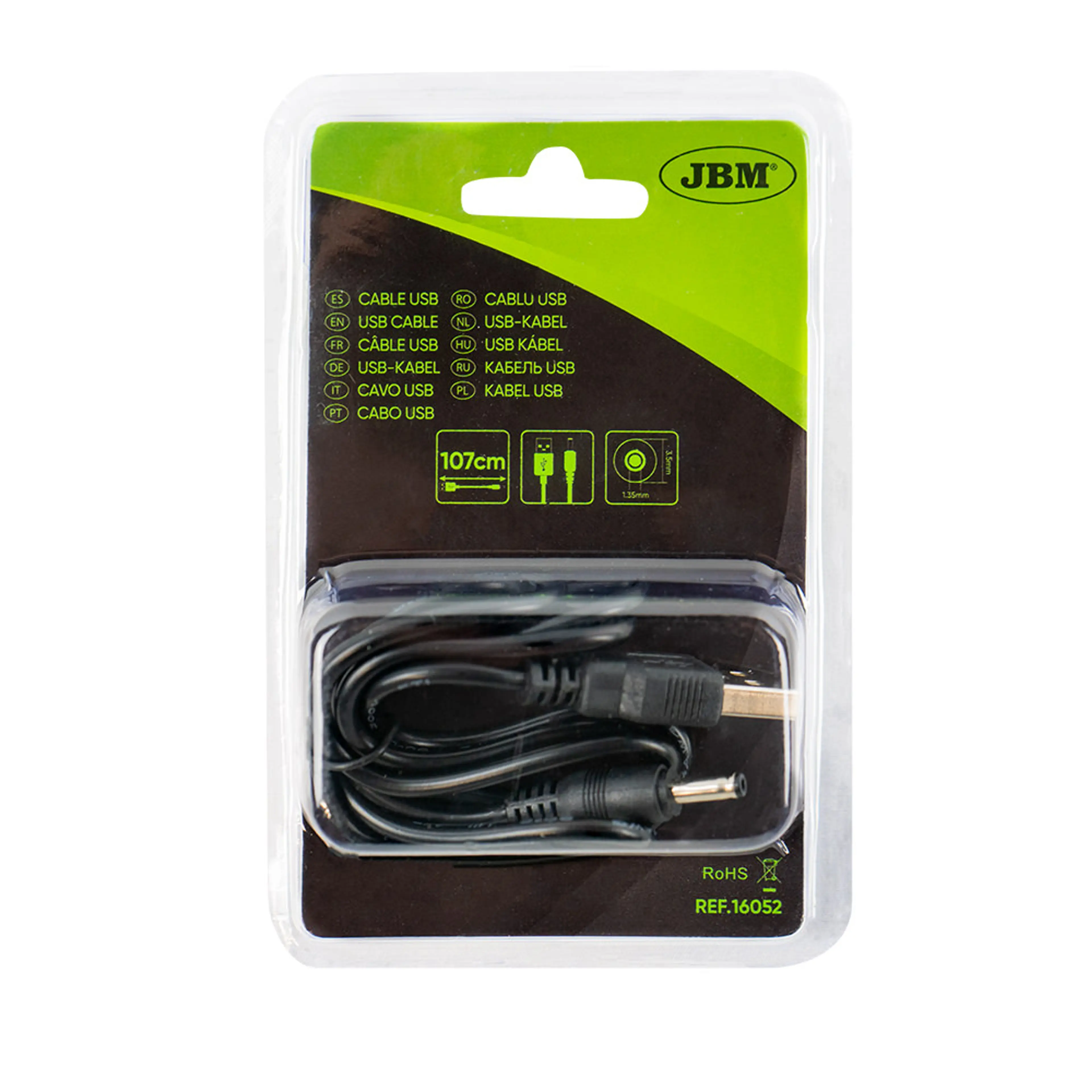 CABLE USB TIPO A / CLAVIJA REDONDA 