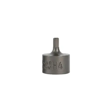 PUNTA HEXAGONAL CORTA 3/8" 4MM (REF