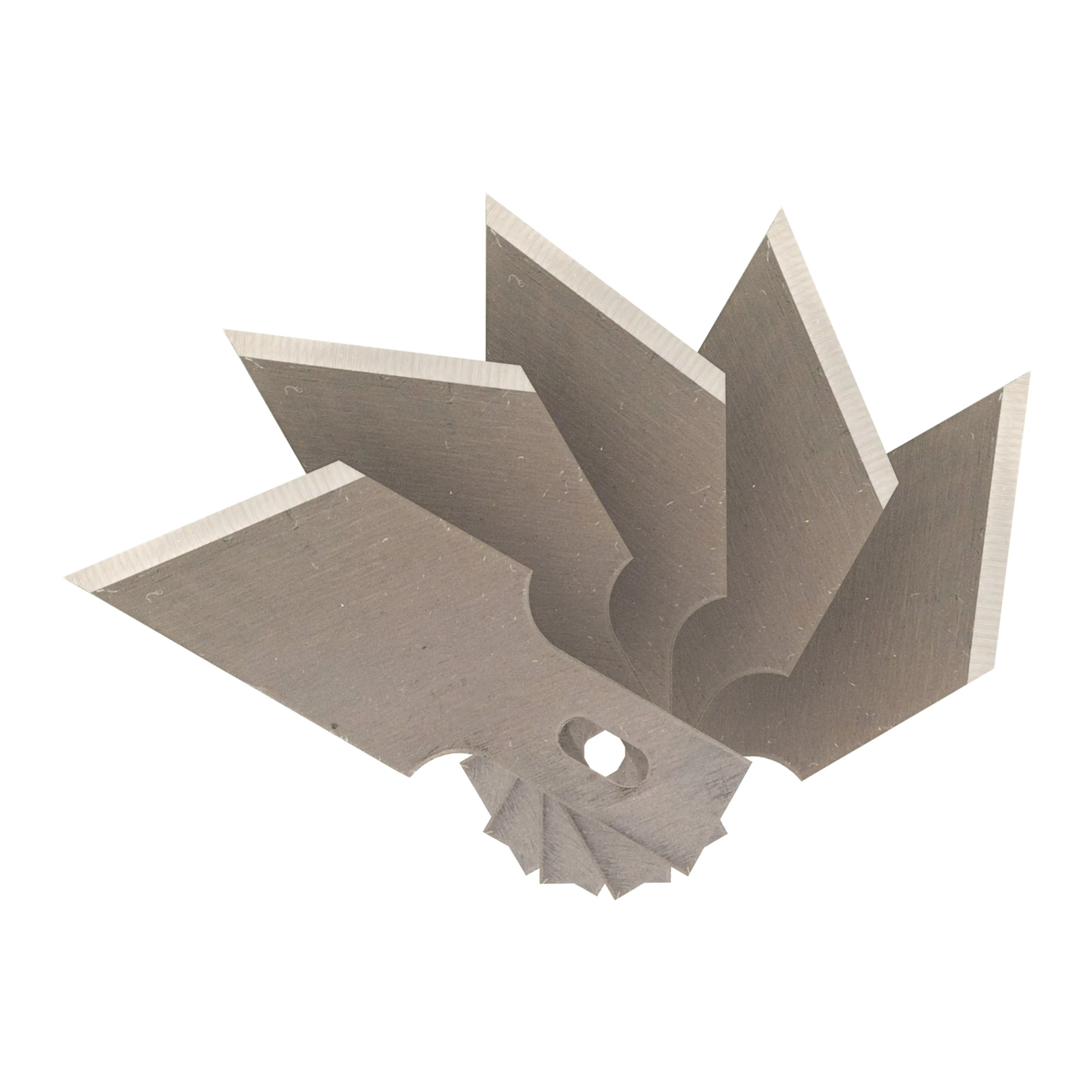 5 CUCHILLAS  DE 16 MM ANCHO/53° PAR