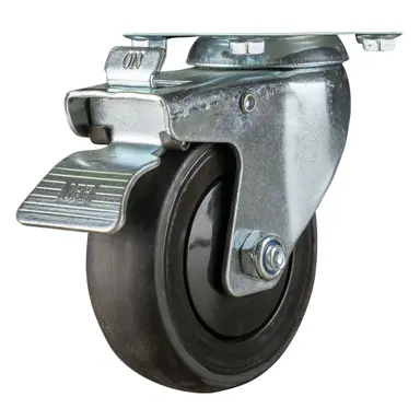 RUEDA GIRATORIA CON FRENO PARA ARMA