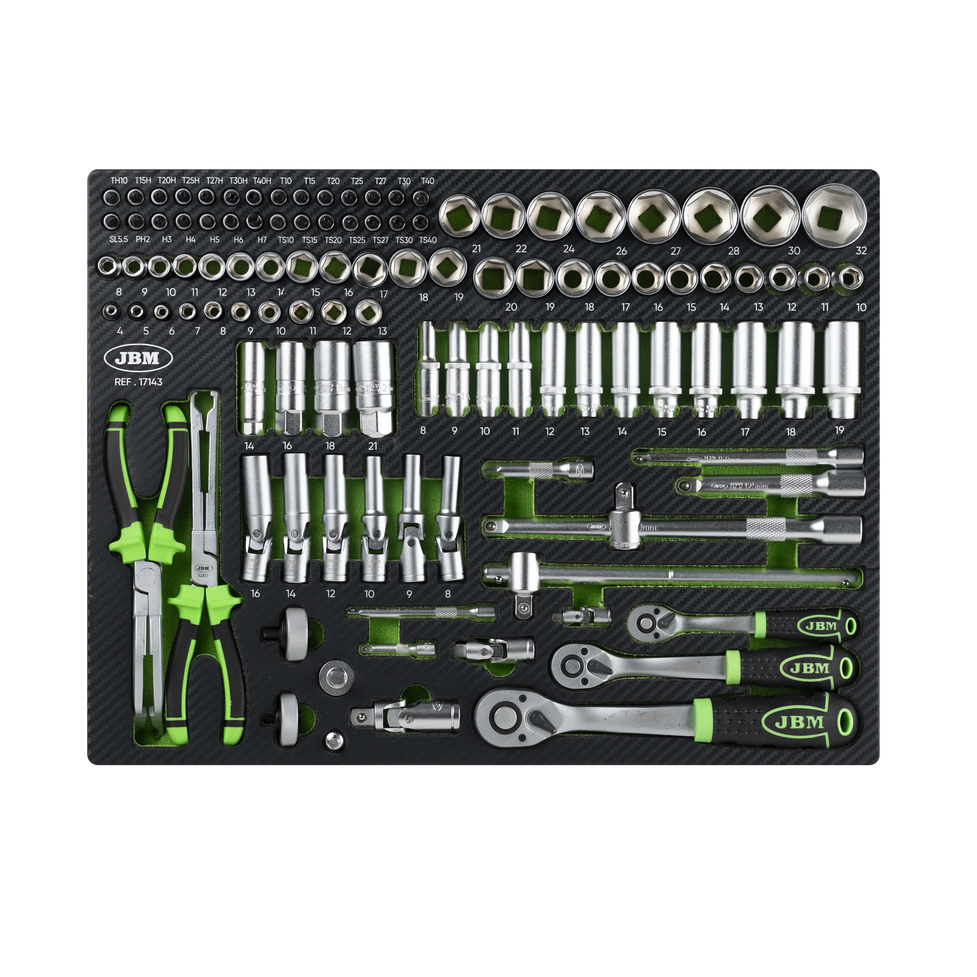 MÓDULO DE VASOS 1/4" - 3/8" - 1/2"