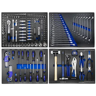 SET DE 4 MODULOS EVA CARBONO PARA C