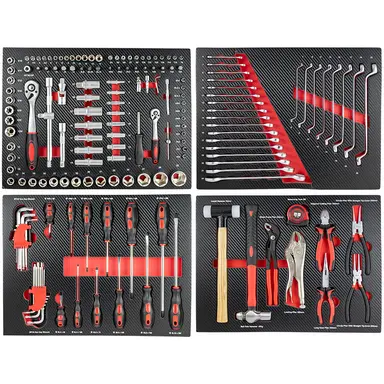 SET DE 4 MÓDULOS EVA CARBONO PARA C