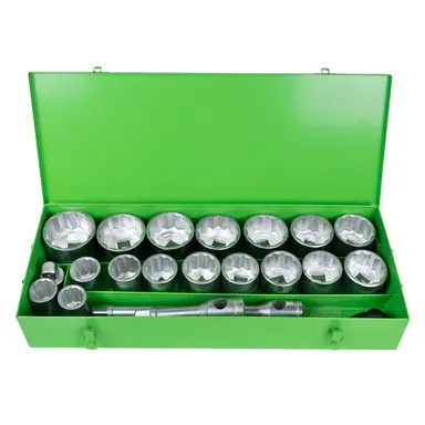 ESTUCHE METÁLICO CON 22 PIEZAS DE A