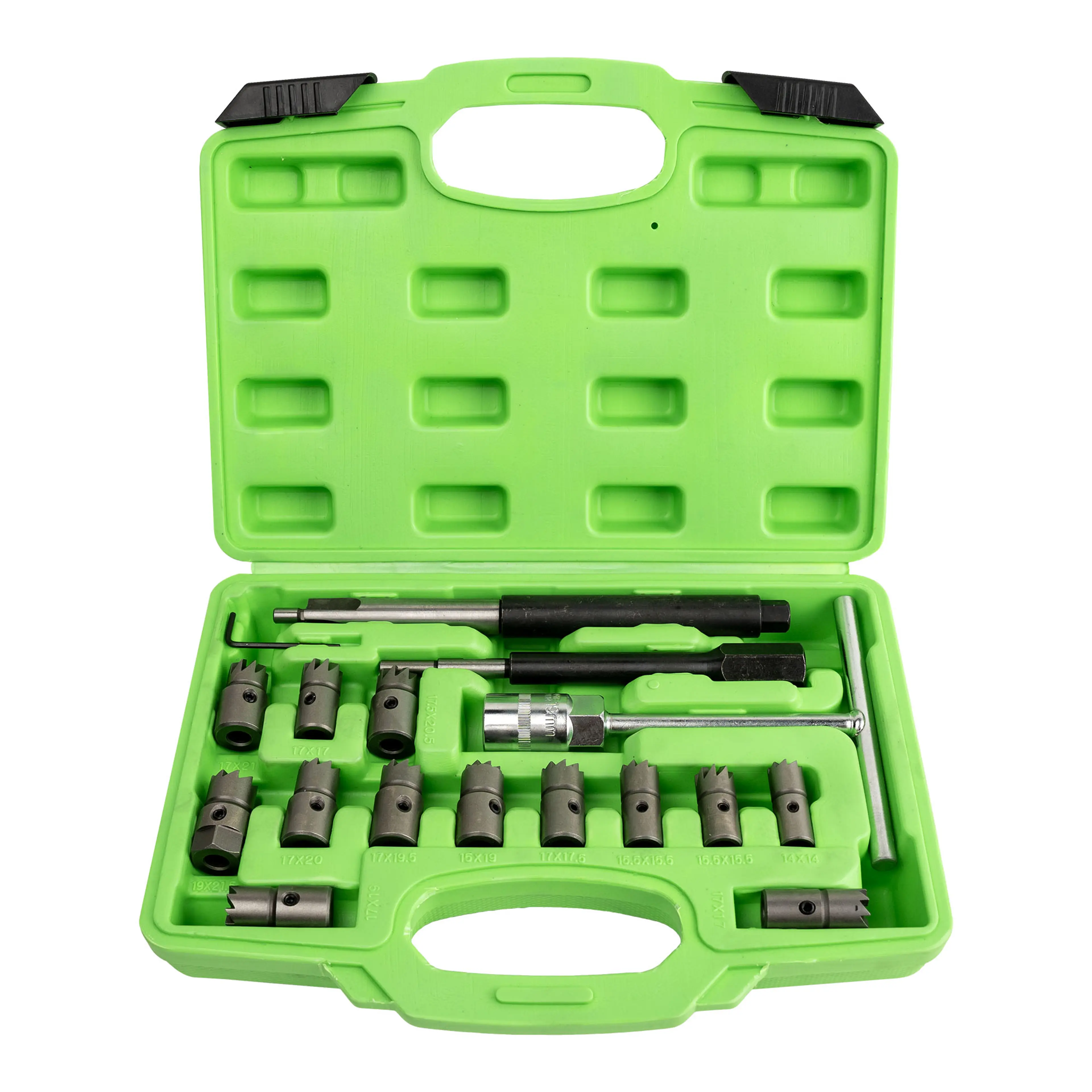 SET 17 PCS ESCARIADOR INYECTORES