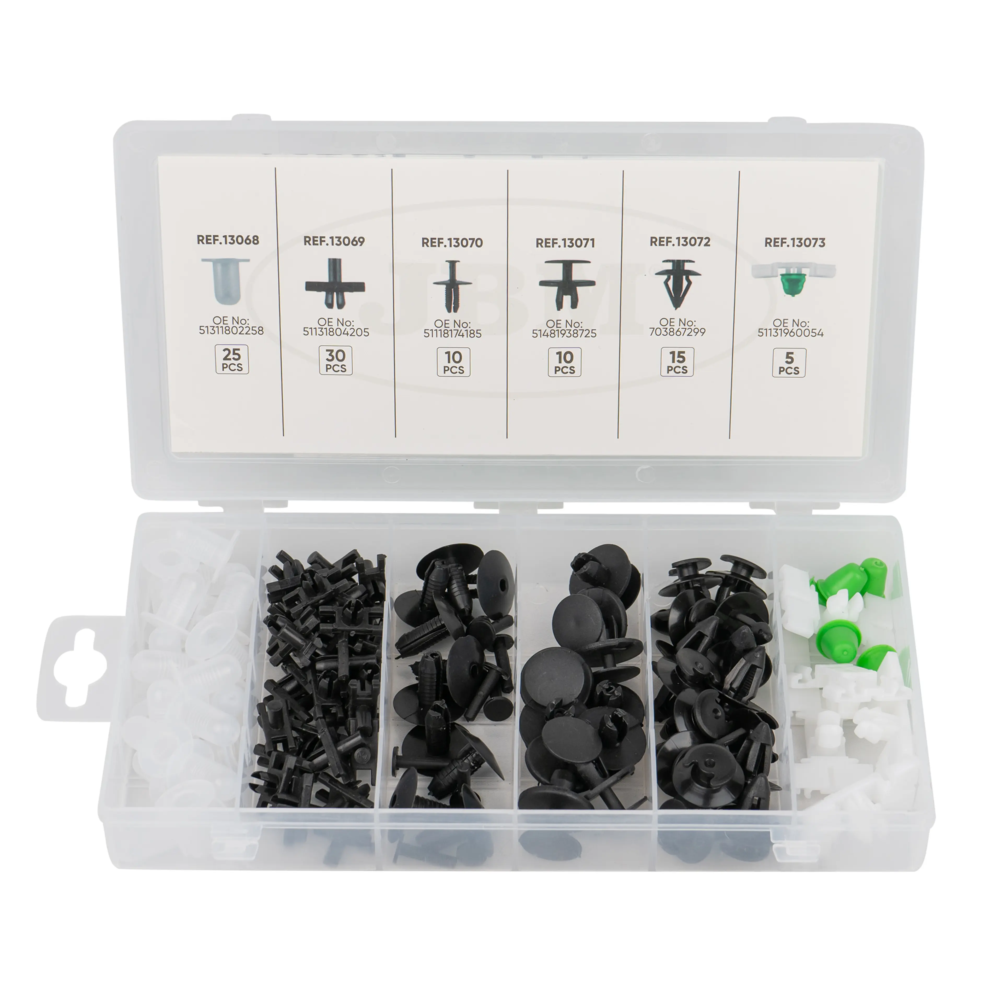 ESTUCHE DE CLIPS PASTICOS BMW 95 PC