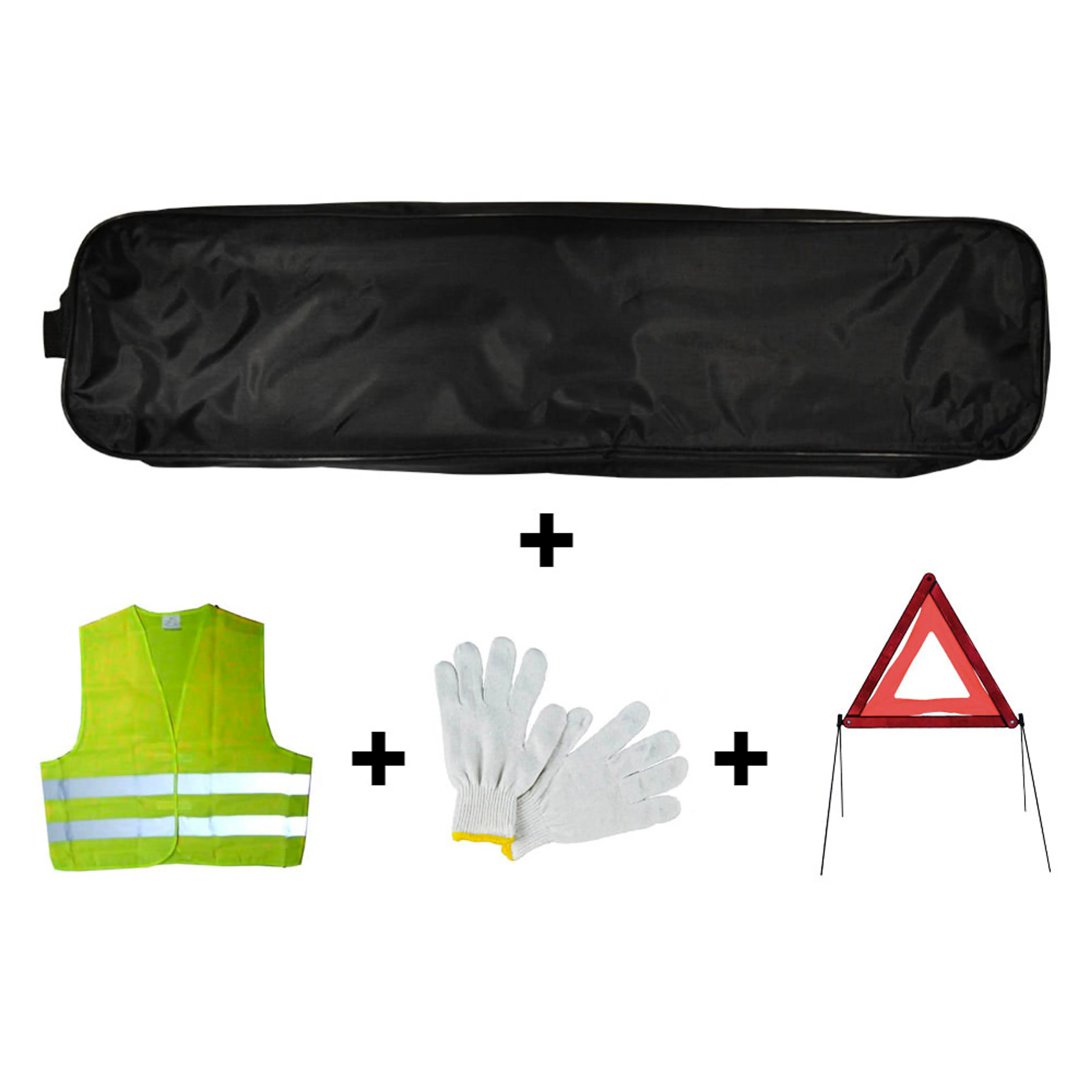 KIT EMERGENCIA BOLSA NEGRA RIBETE+T