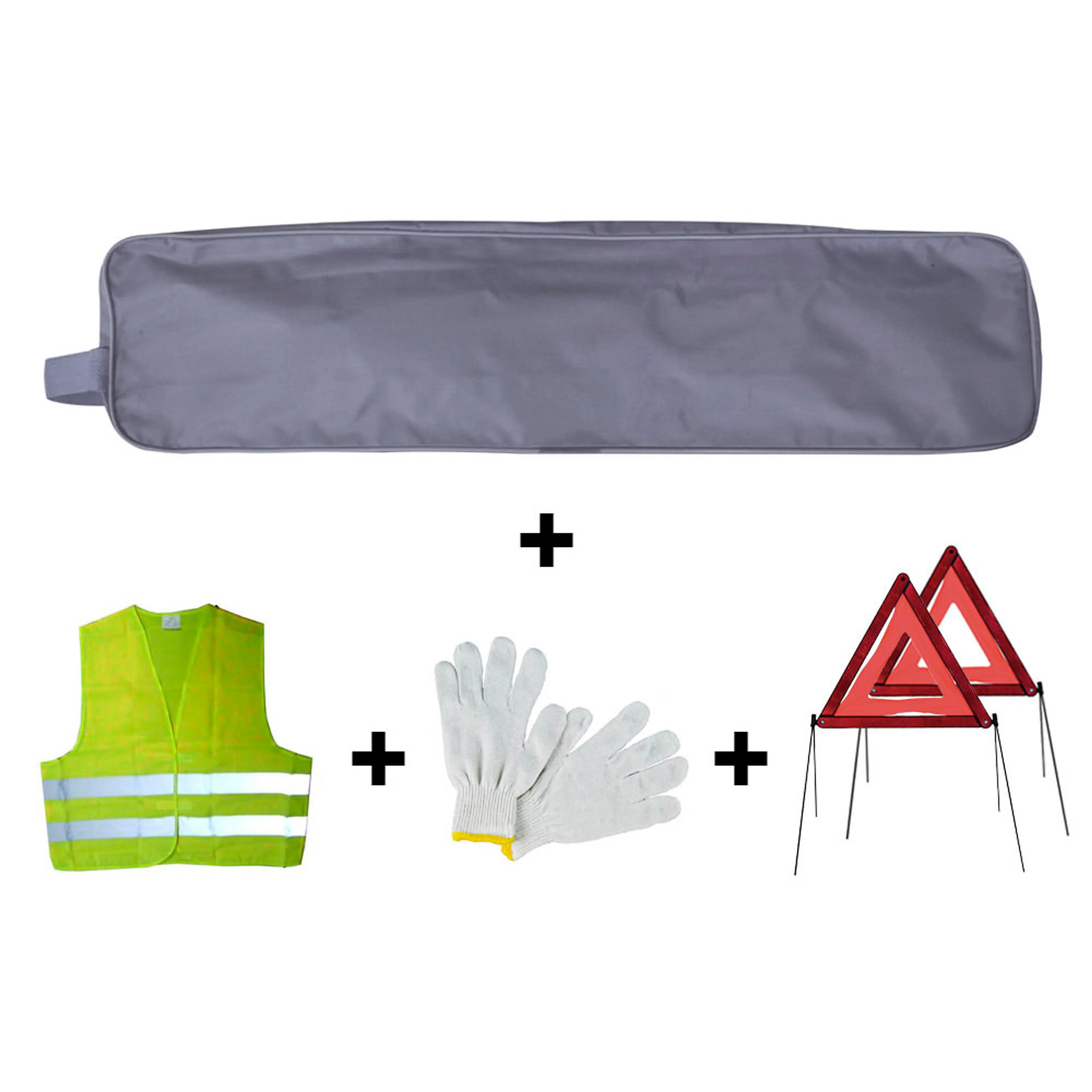 KIT EMERGENCIA BOLSA GRIS RIBETE+2T