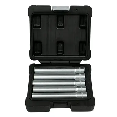 SET DE 5 VASOS 3/8" HEX. EXTRALARGO