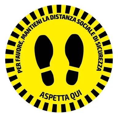 ETIQUETA ADHESIVA REDONDA DE SEÑALI