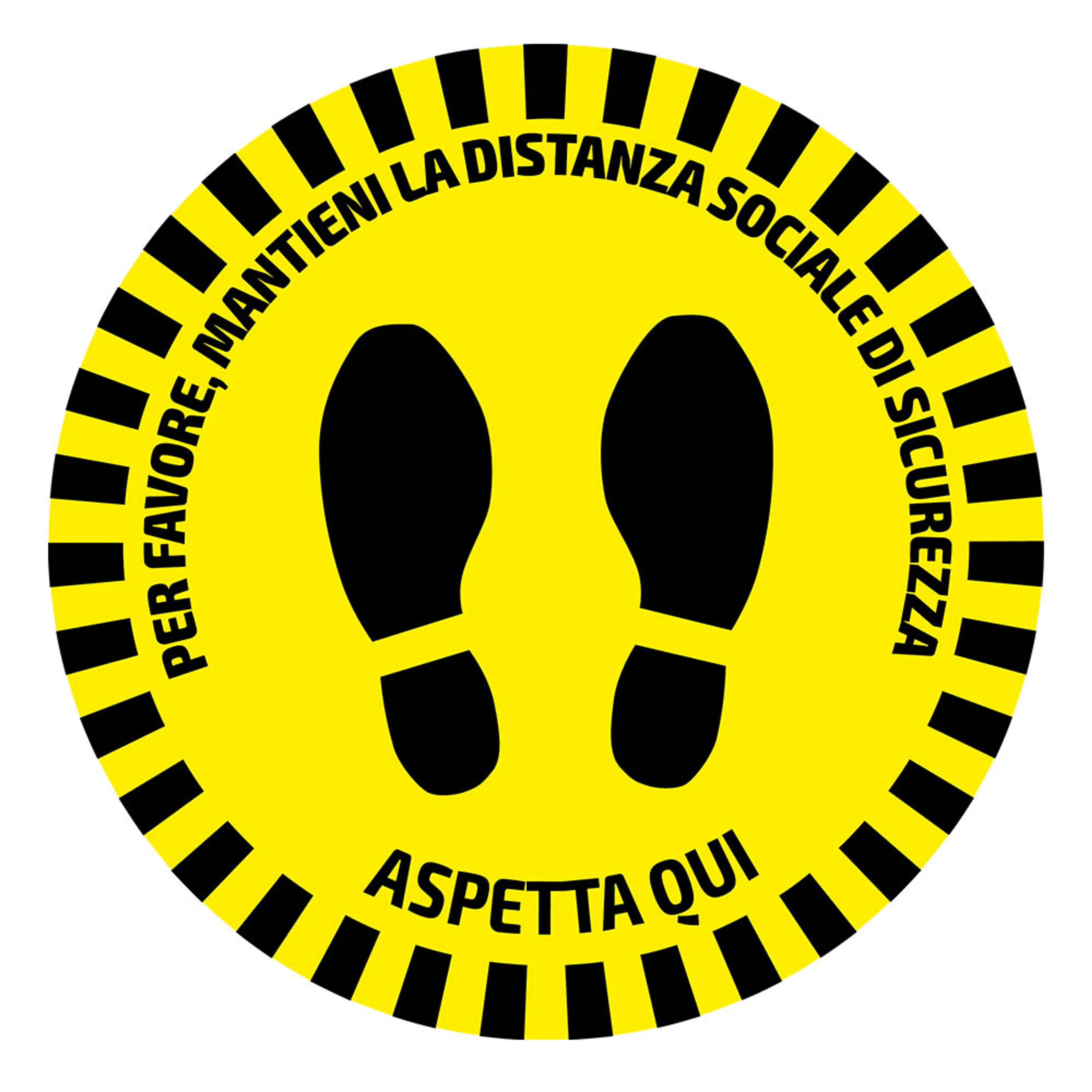 ETIQUETA ADHESIVA REDONDA DE SEÑALI