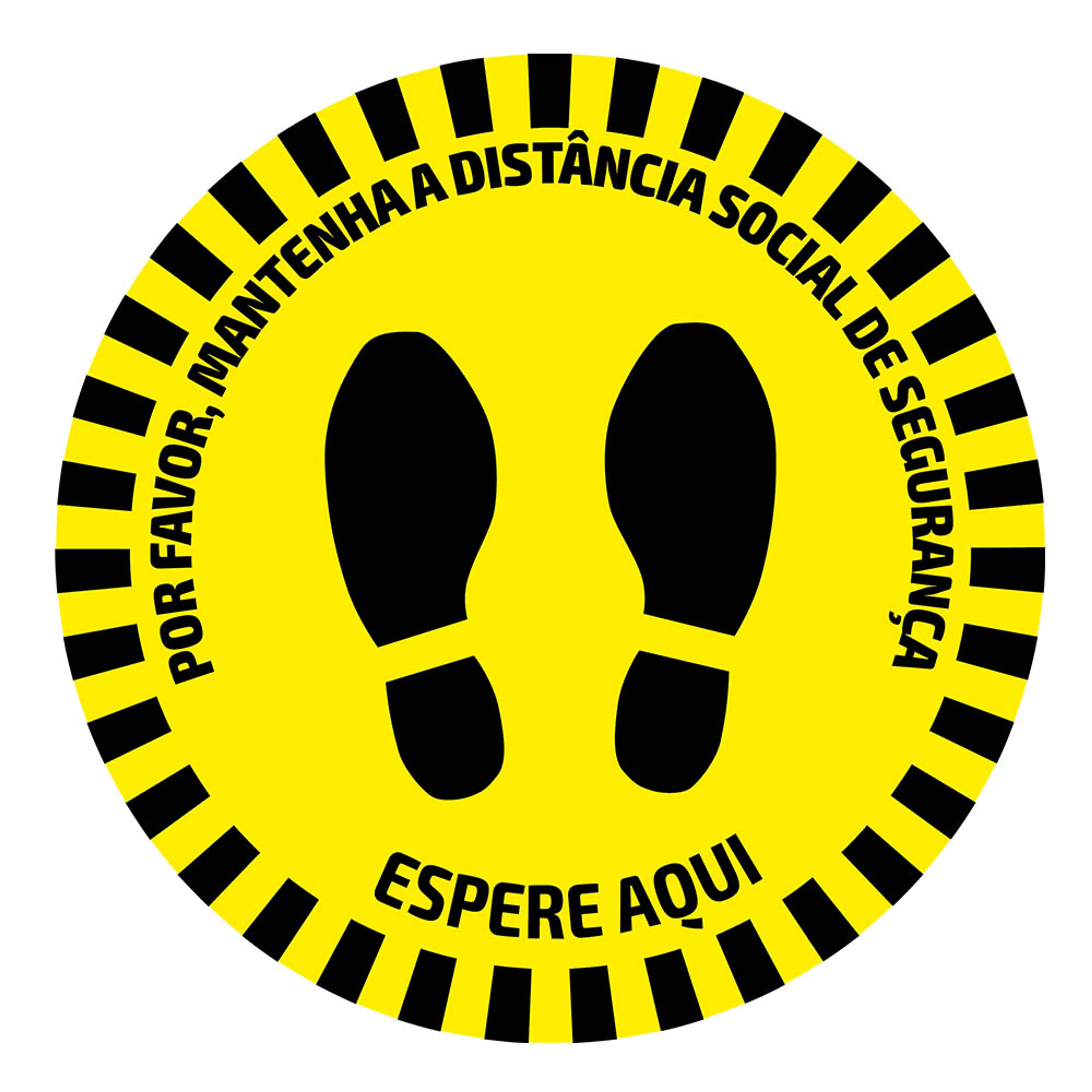 ETIQUETA ADHESIVA REDONDA DE SEÑALI