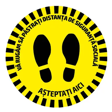 ETIQUETA ADHESIVA REDONDA DE SEÑALI