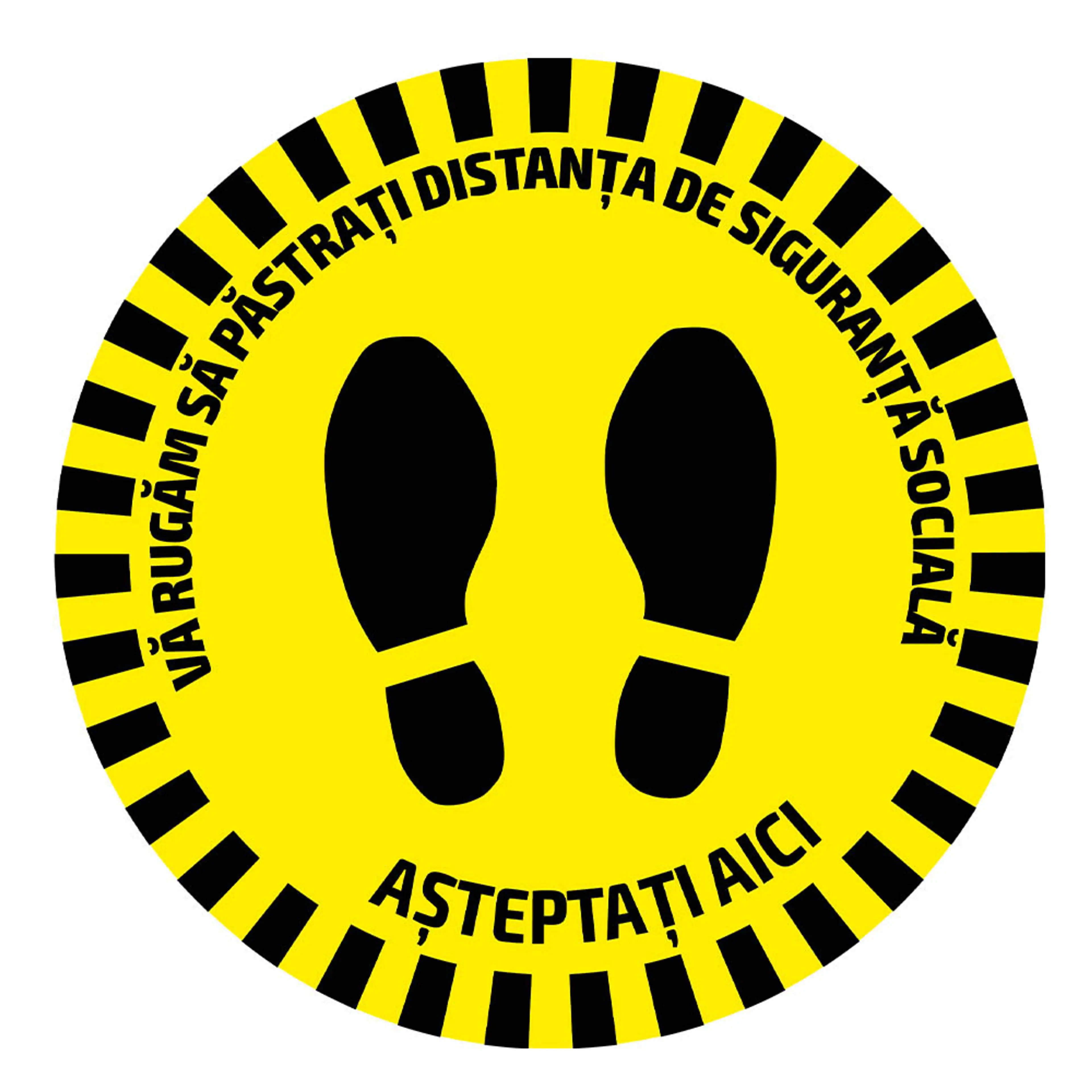 ETIQUETA ADHESIVA REDONDA DE SEÑALI