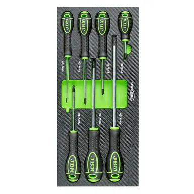 SET DE 7 DESTORNILLADORES CRUZ CON 