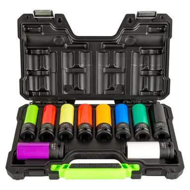 KIT DE 10 VASOS IMPACTO DE 1/2" ESP