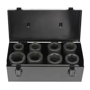 SET DE 8 VASOS DE IMPACTO DE 1" LAR