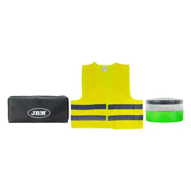 KIT DE EMERGENCIA (BALIZA Y CHALECO