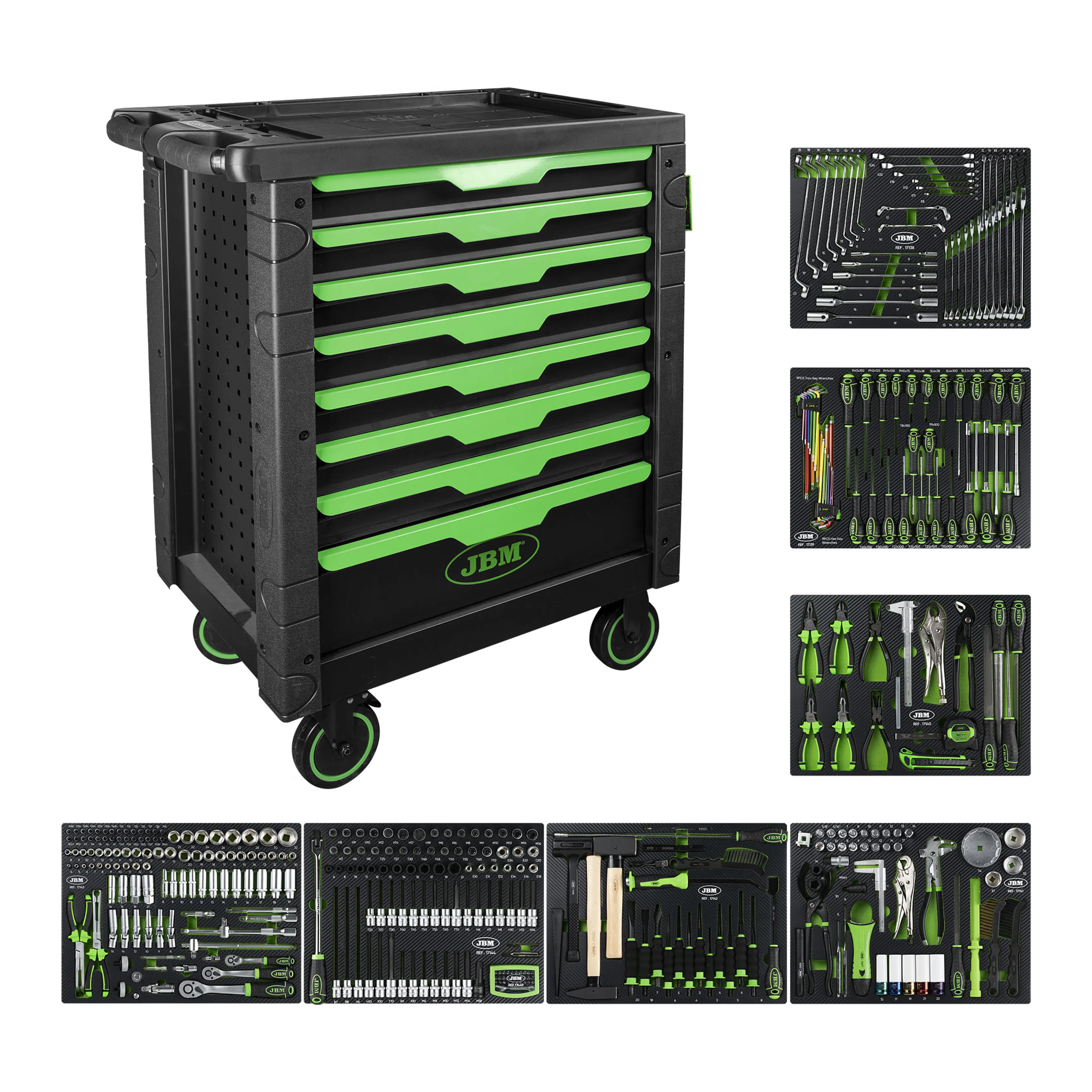 CARRO DE HERRAMIENTAS 8 CAJONES