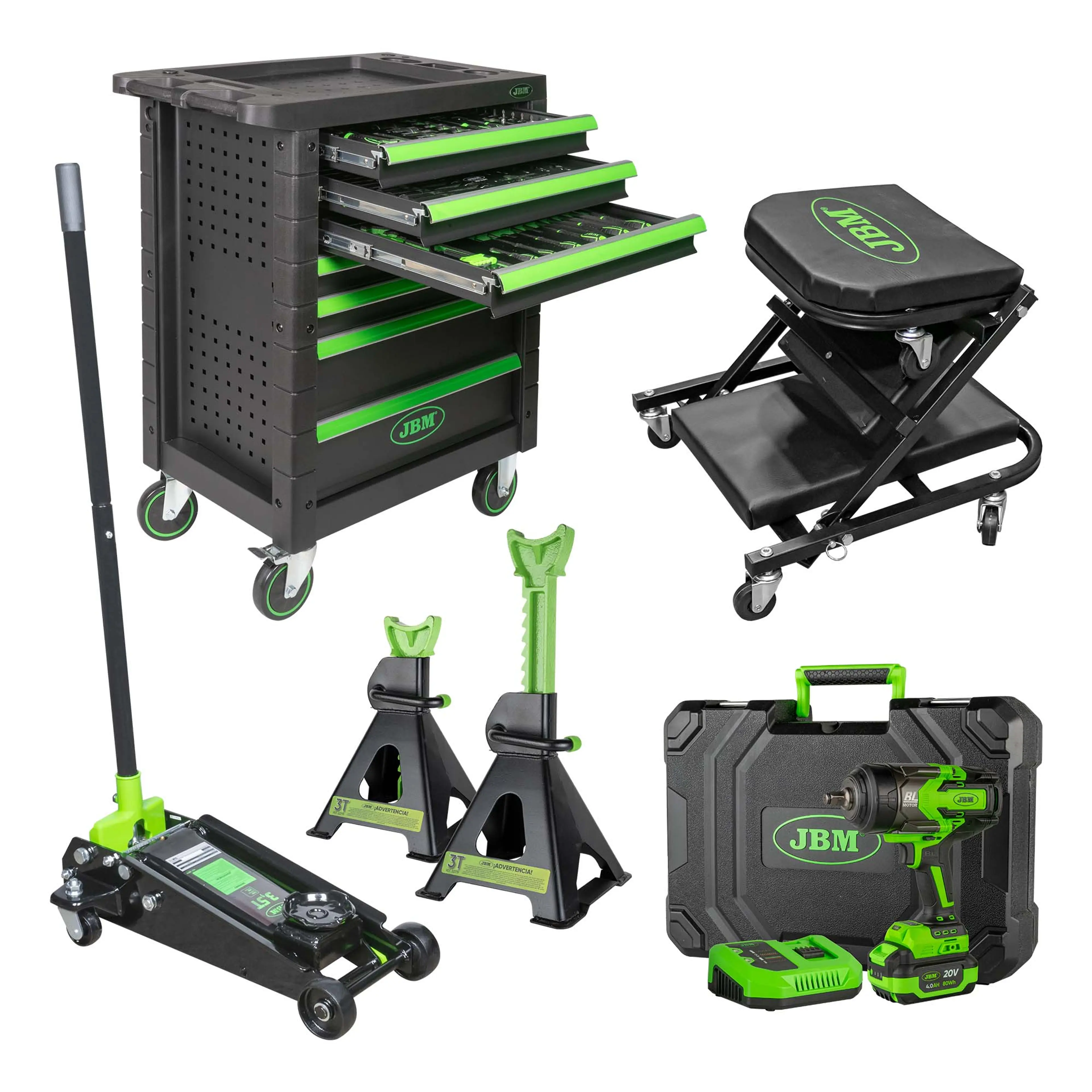 CARRO DE HERRAMIENTAS 53904+PISTOLA