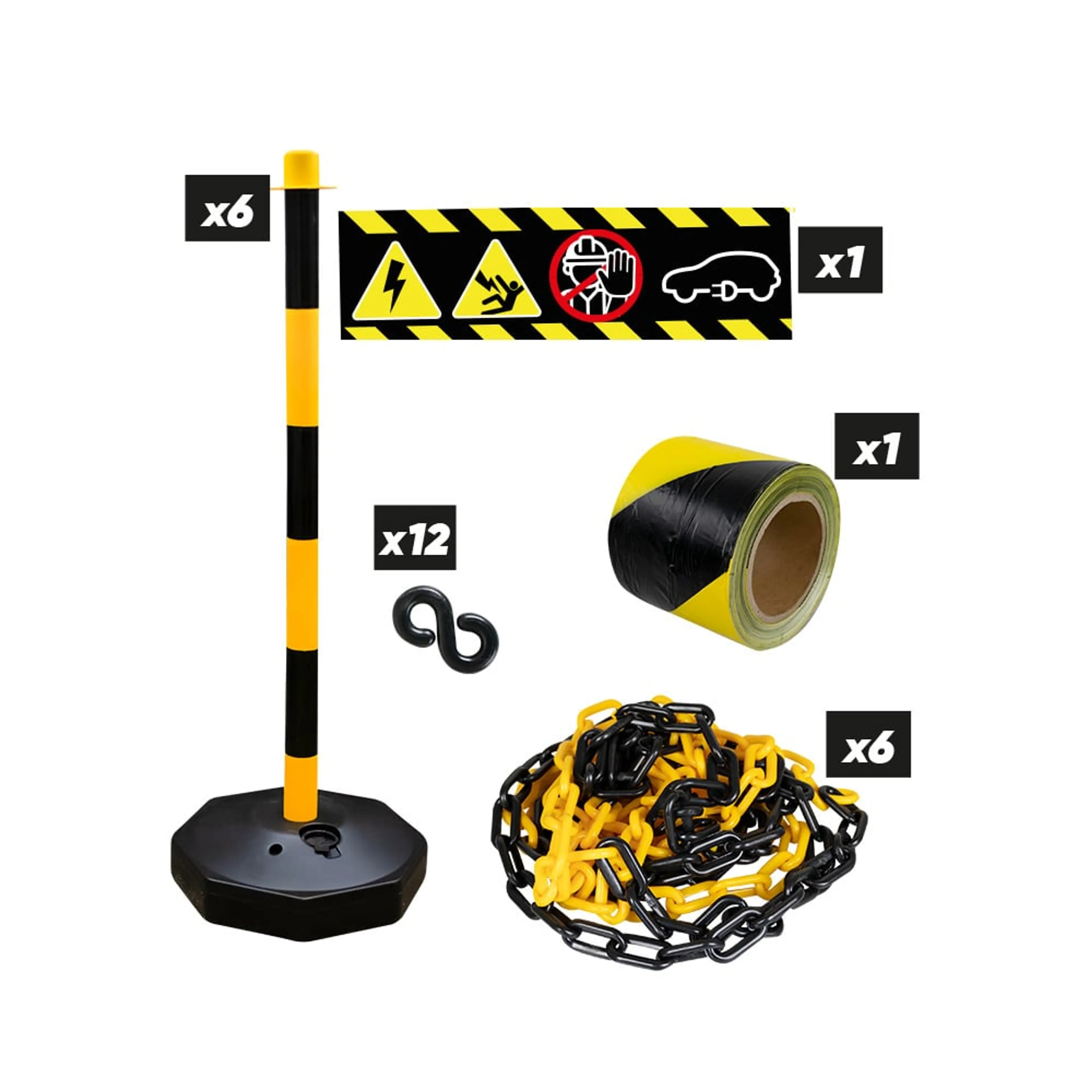 KIT ADVERTENCIA ALTA TENSIÓN 53940+