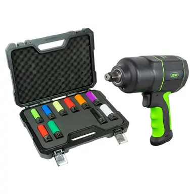 53988 KIT DE 10 VASOS IMPACTO DE 1/