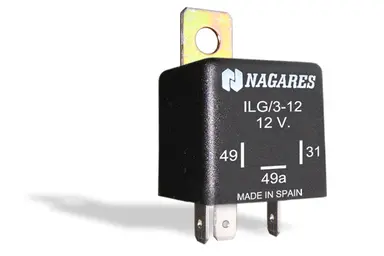 INTERMITENCIA 12 V. LED. NORMA DIN.